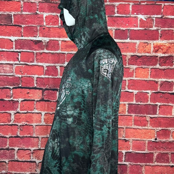 American Fighter Men's Graphic Long Sleeve Hooded T-Shirt - Size: 2XL- NWT - Picture 7 of 12